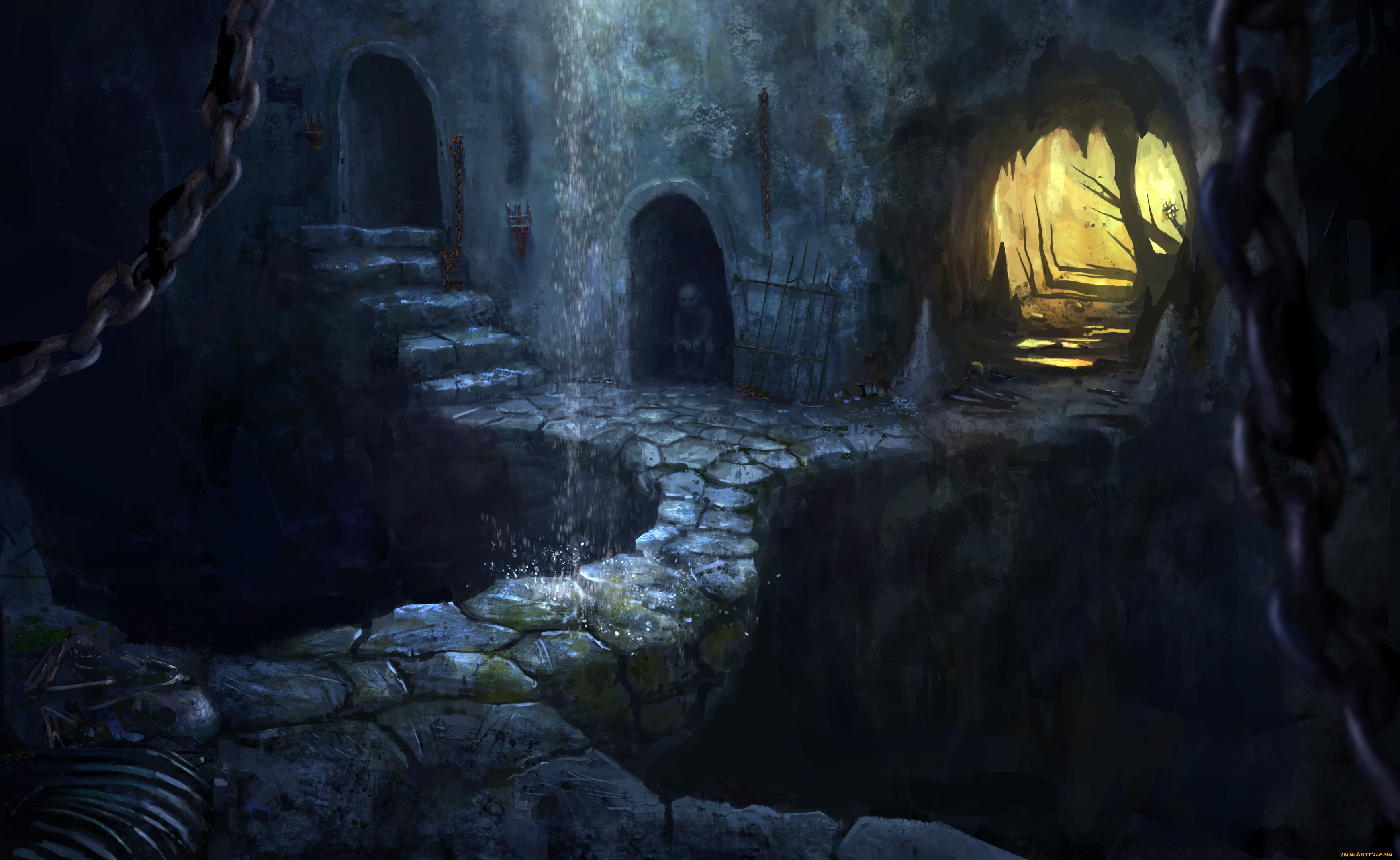 Подземелье у Кощея Бессмертного 3 темницы